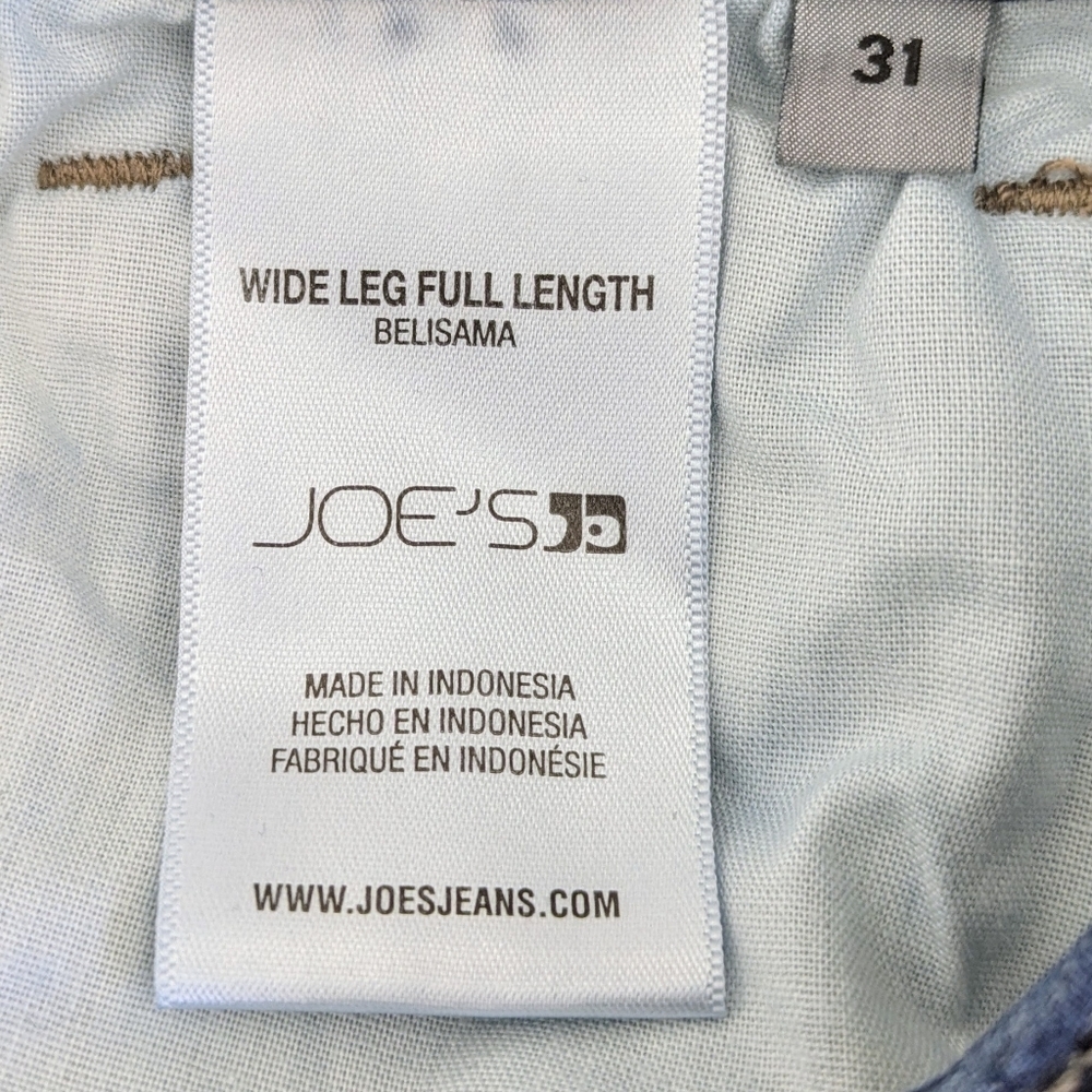 Joe's Women's belisana wide leg jean Size 31" Blue - Picture 9 of 13